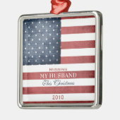 軍のクリスマス メタルオーナメント (左)