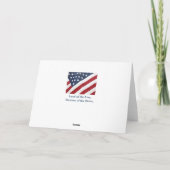 軍のグリーティングカードにご協力いただきありがとうございます サンキューカード (裏面)