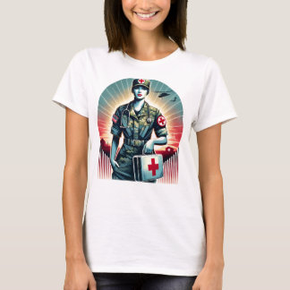 軍のナースTシャツ – 献上品 Tシャツ