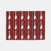 軍のヘリコプター フリースブランケット (正面(横))