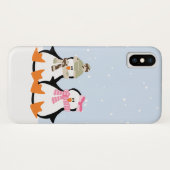 軍のペンギンのカップル Case-Mate iPhoneケース (裏面(横))