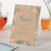 軍のモダン緑のフローラの恩恵 台座サイン (インサイチュ)