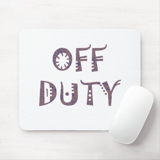 軍の休みの白黒の黄色の素晴らしい灰色 マウスパッド (マウス)