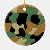 軍の写真の記念品のオーナメント セラミックオーナメント (裏面)