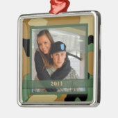 軍の写真の記念品のオーナメント メタルオーナメント (左)