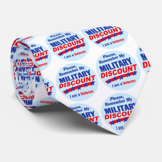 軍の割引退役軍人のタイ ネクタイ (ロール)