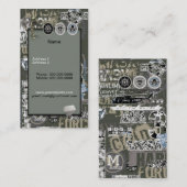 軍の名刺 名刺 (正面/裏面)