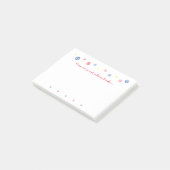 軍の家族のクリスマスの引用符の雪の結晶 ポストイット (アングル)