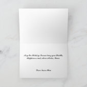 軍の幸せな休日カード シーズンカード (内部)