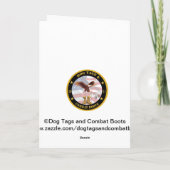 軍の愛国心が強いバースデー・カード カード (裏面)