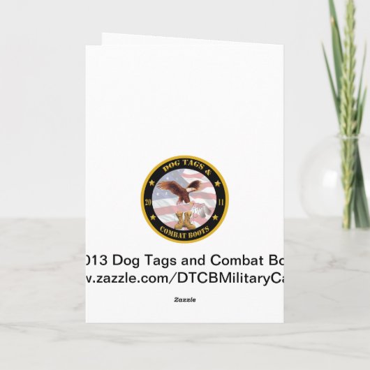 軍の海洋のチョコレートの卵のイースターカード シーズンカード (裏面)