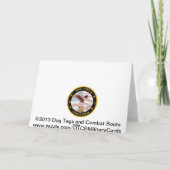 軍の海洋のバレンタインカード シーズンカード (裏面)