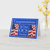 軍の空軍OCS卒業カード カード (黄色い花)