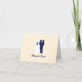 軍の結婚式のお礼状 サンキューカード