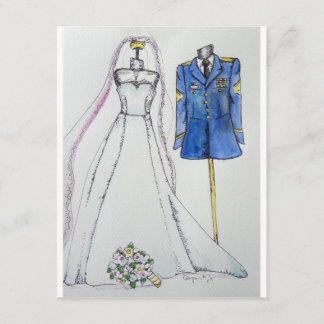 軍の結婚式招待状 招待状