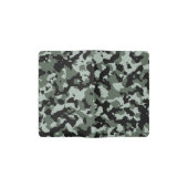 軍の緑のカムフラージュパターン ポケットMoleskineノートブック (オープン)