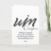 軍の自由の歓迎の家の挨拶状 カード (裏面)