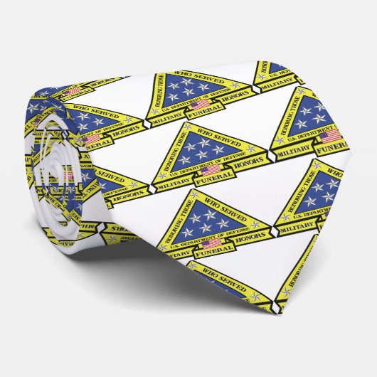 軍の葬儀の名誉 ネクタイ (ロール)