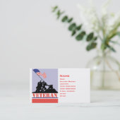 軍の退役軍人 コーリングカード (スタンド正面)