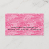 軍の配偶者のテレホンカード コーリングカード (裏面)