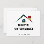 軍への感謝を込めた不動産カード ポストカード (正面/裏面)