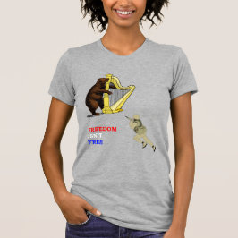 軍もしの風変わりアイディアがある Tシャツ