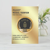 軍をテーマにした卒業パーティーの招待状 招待状 (スタンド正面)