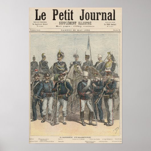 軍イタリアン軍 ポスター (正面)