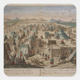 軍キャンプ、c.1780 スクエアシール