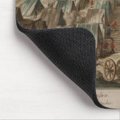 軍キャンプ、c.1780 マウスパッド (コーナー)