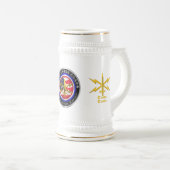 軍サイバー部隊退役軍人 ビールジョッキ (正面右)