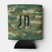 軍モノグラムの迷彩デザインで缶クーラー 缶クーラー (裏面)