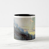 軍事大国の蒸気機関1935年 ツートーンマグカップ (中央)