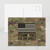 軍事 - あなたの尽力に感謝 ポストカード (正面/裏面)