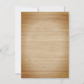 軍事 別離パーティー 愛国的なアメリカ国旗 招待状 (裏面)