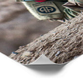 軍人がアフガニスタンの治安を守る ポスター (角)