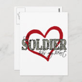 軍人にハートがある ポストカード (正面/裏面)