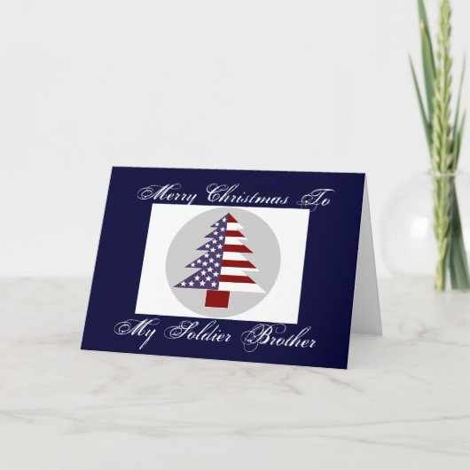 軍人の兄に聖降誕祭お目出とう シーズンカード (正面)