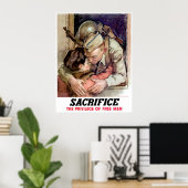 軍人の別れ ポスター (ホームオフィス)