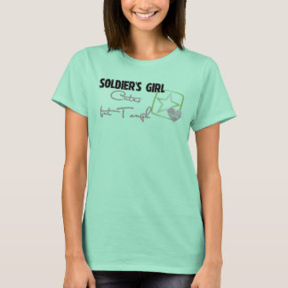 軍人の女の子カワイタフ Tシャツ