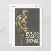 軍人ヴィンテージ・ポスターの書籍 ポストカード (正面/裏面)