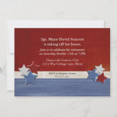 軍人引退パーティー 招待状 (裏面)