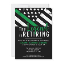 軍人引退 薄い緑のライン フラッグ アーミー