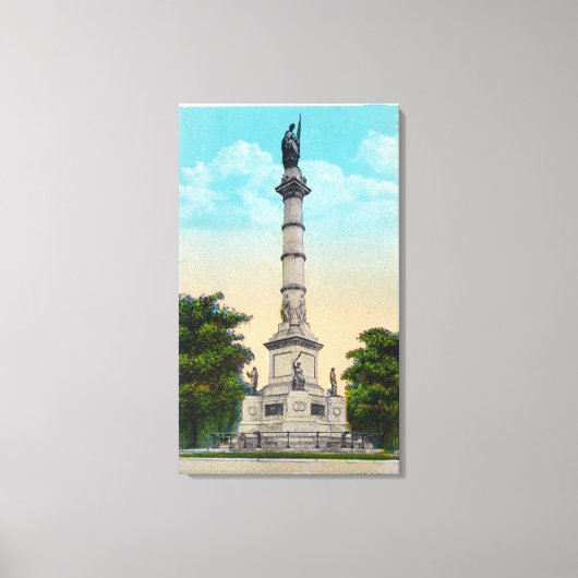 軍人等見解 キャンバスプリント (正面)