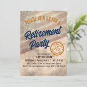 軍人退役パーティー招待状 招待状 (スタンド正面)