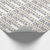 軍人-地面のブーツ ラッピングペーパー (角)