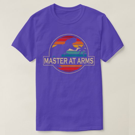 軍備恐竜のマスター Tシャツ (デザイン正面)