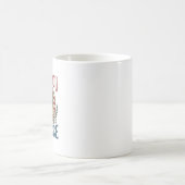 軍務感謝ブーツTシャツデザイン コーヒーマグカップ (中央)