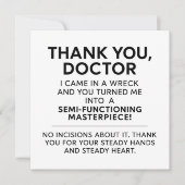 軍医に感謝 カード (正面)