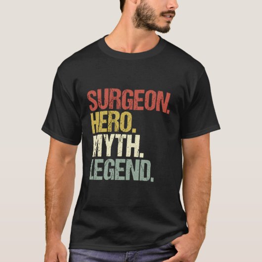 軍医ヒーロー神話レジェンドプラスチック外科医 Tシャツ (正面)